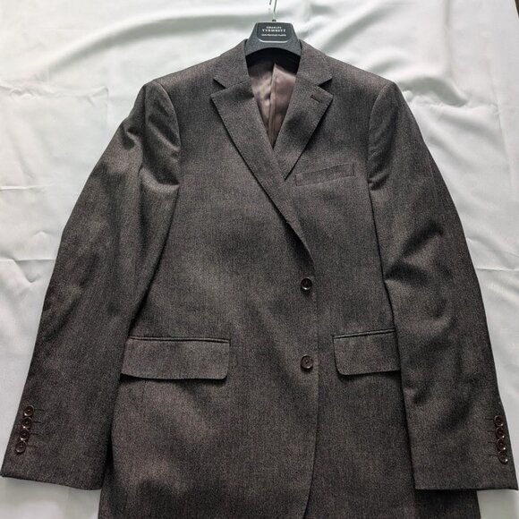 SF Wool Brown Herringbone Jacket